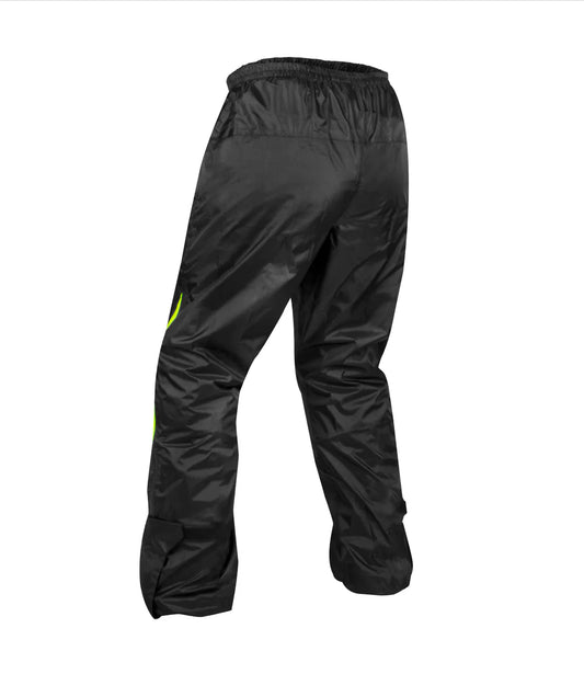 Rynox H2Go Pro Rain Pants – Black HiViz Green