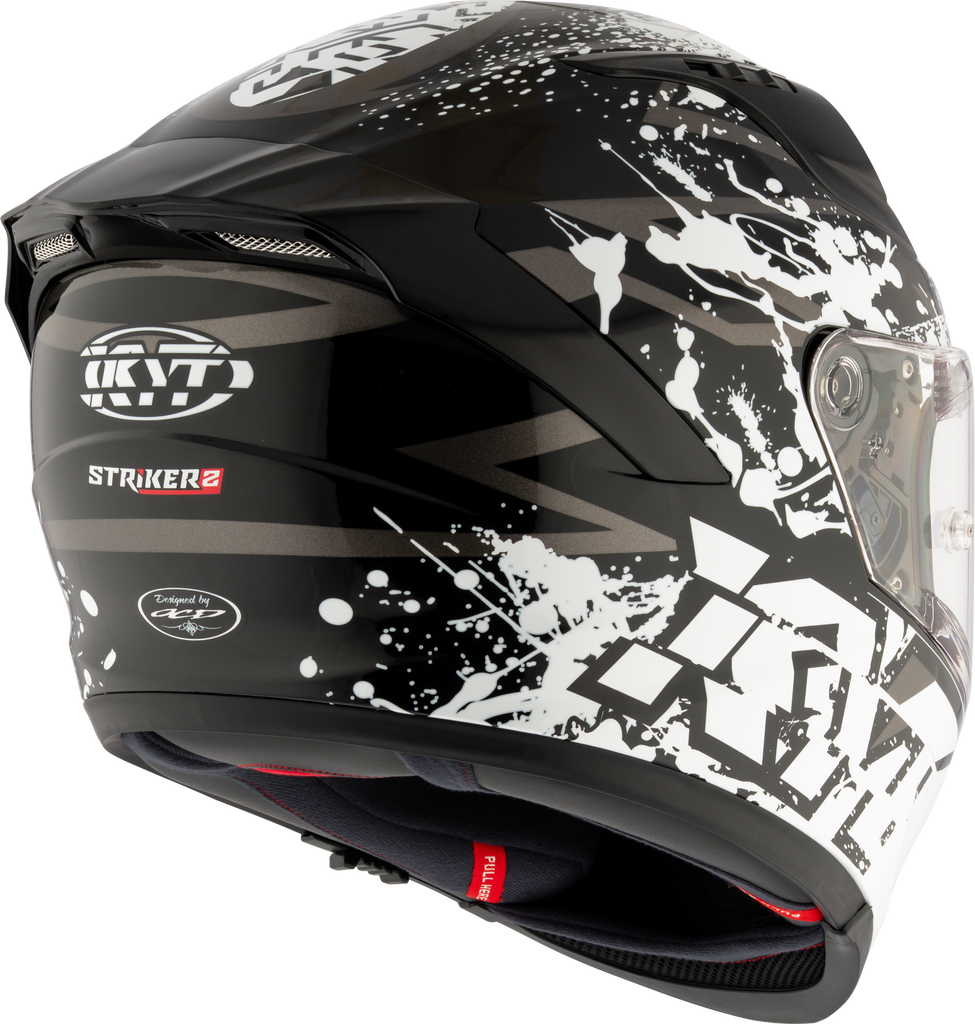 KYT STRIKER 2V NEUTRON WHITE