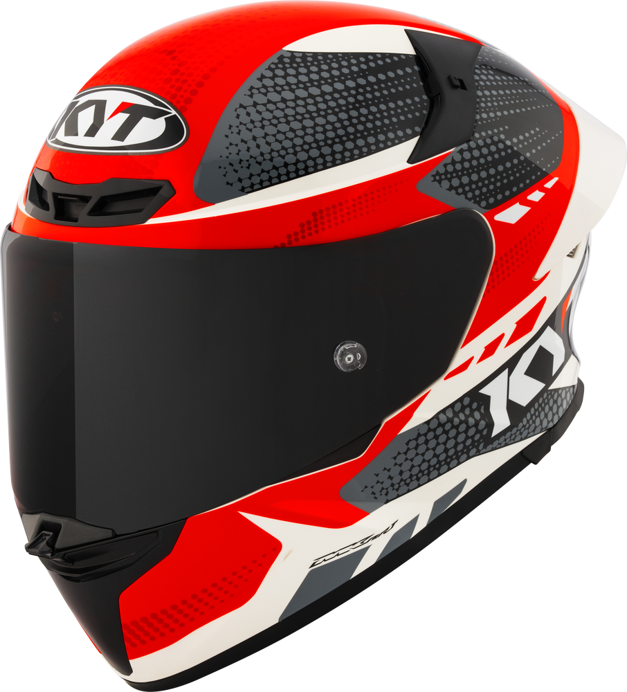 KYT TT-REVO - GEAR BLACK RED