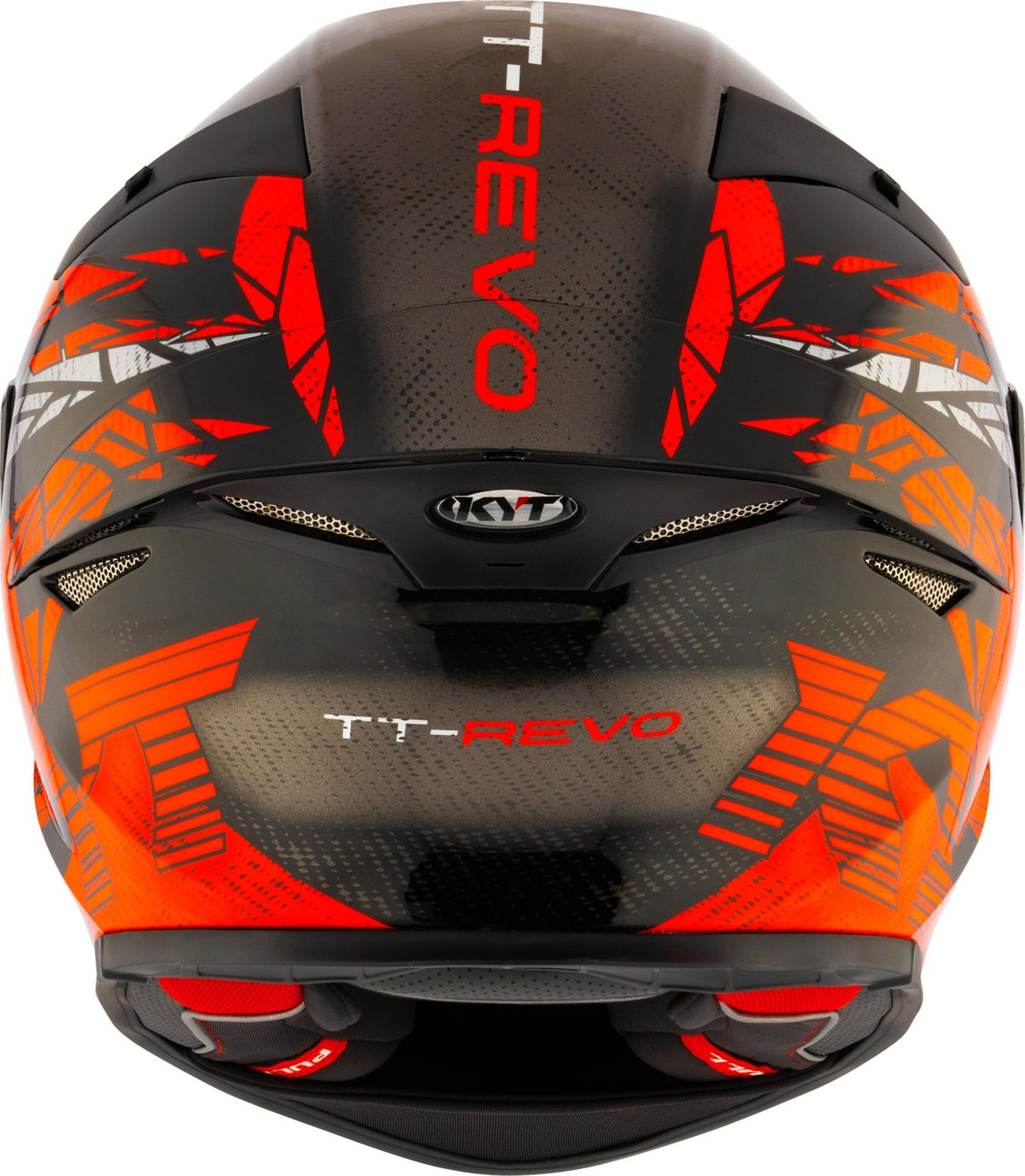KYT TT REVO COMBUSTION RED