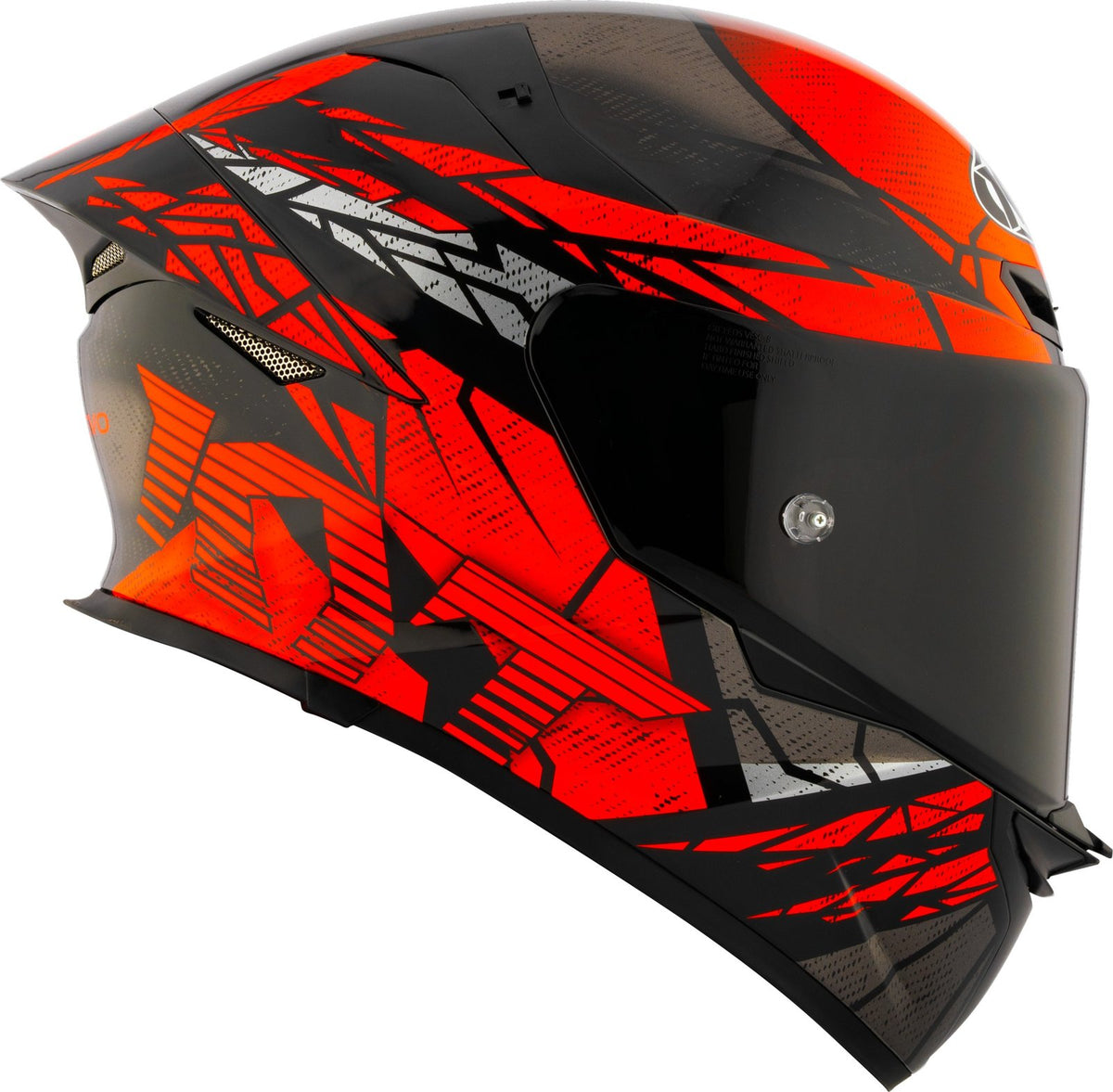 KYT TT REVO COMBUSTION RED
