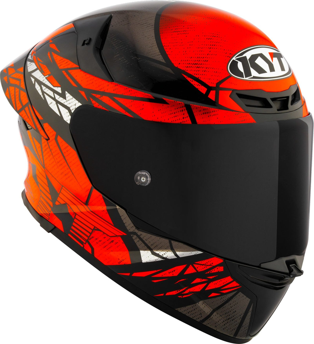 KYT TT REVO COMBUSTION RED