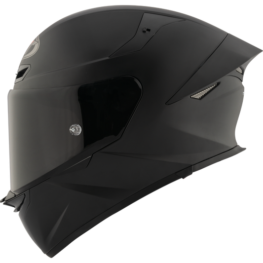 KYT TT REVO PLAIN BLACK GLOSS