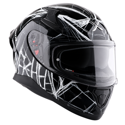 Axor Apex Marvel Spider Man Edition Full-Face Helmet With Spoiler