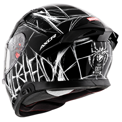 Axor Apex Marvel Spider Man Edition Full-Face Helmet With Spoiler