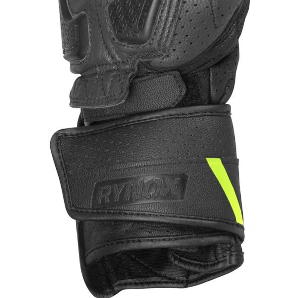 Rynox Storm Evo 3 Riding Gloves – Hi Viz Green Black