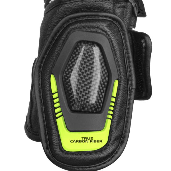 Rynox Storm Evo 3 Riding Gloves – Hi Viz Green Black