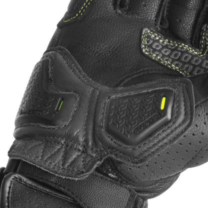 Rynox Storm Evo 3 Riding Gloves – Hi Viz Green Black