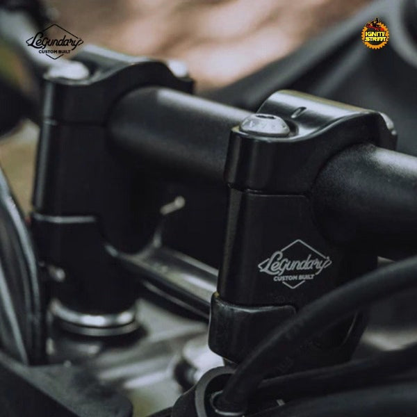 LEGUNDARY CUSTOMS  KTM ADV 390 2025 DODGER HANDLE RISER BLACK