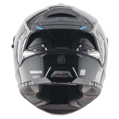 Axor Brutale Kryptic Dual Spoiler Helmet Black Blue