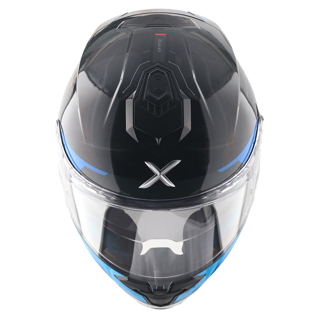 Axor Brutale Kryptic Dual Spoiler Helmet Black Blue