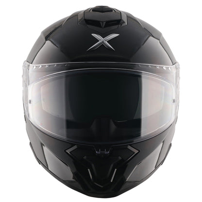 Axor Brutale Solid Black Dual Spoiler Helmet