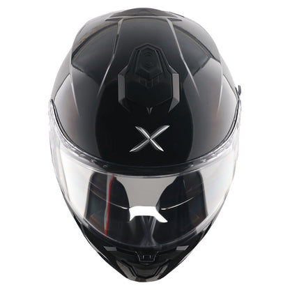Axor Brutale Solid Black Dual Spoiler Helmet