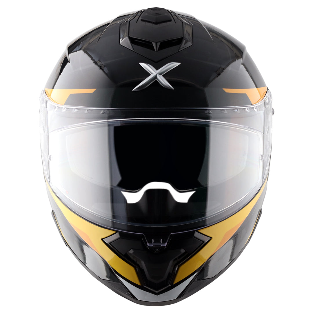 Axor Brutale Kryptic Dual Spoiler Helmet Black Yellow