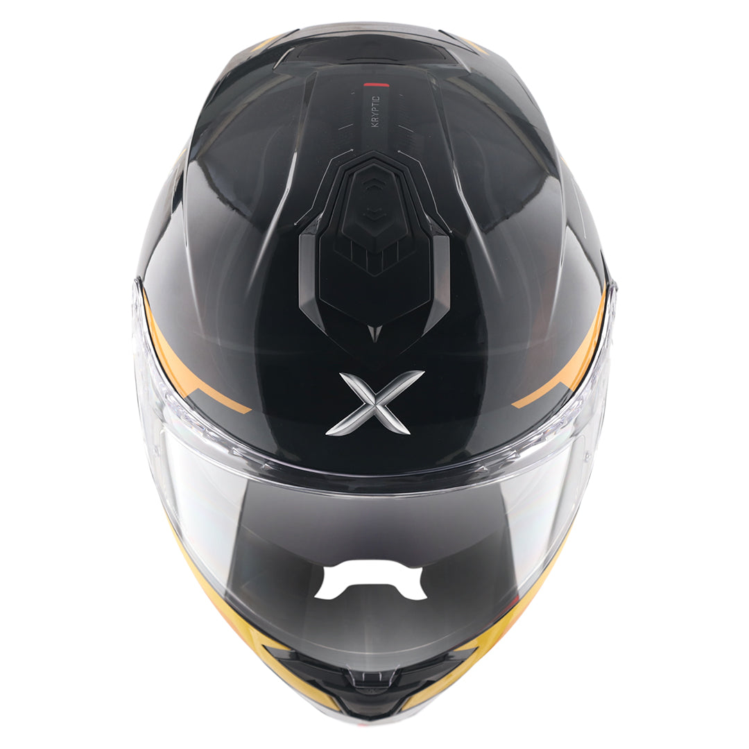 Axor Brutale Kryptic Dual Spoiler Helmet Black Yellow