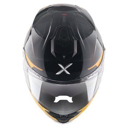 Axor Brutale Kryptic Dual Spoiler Helmet Black Yellow