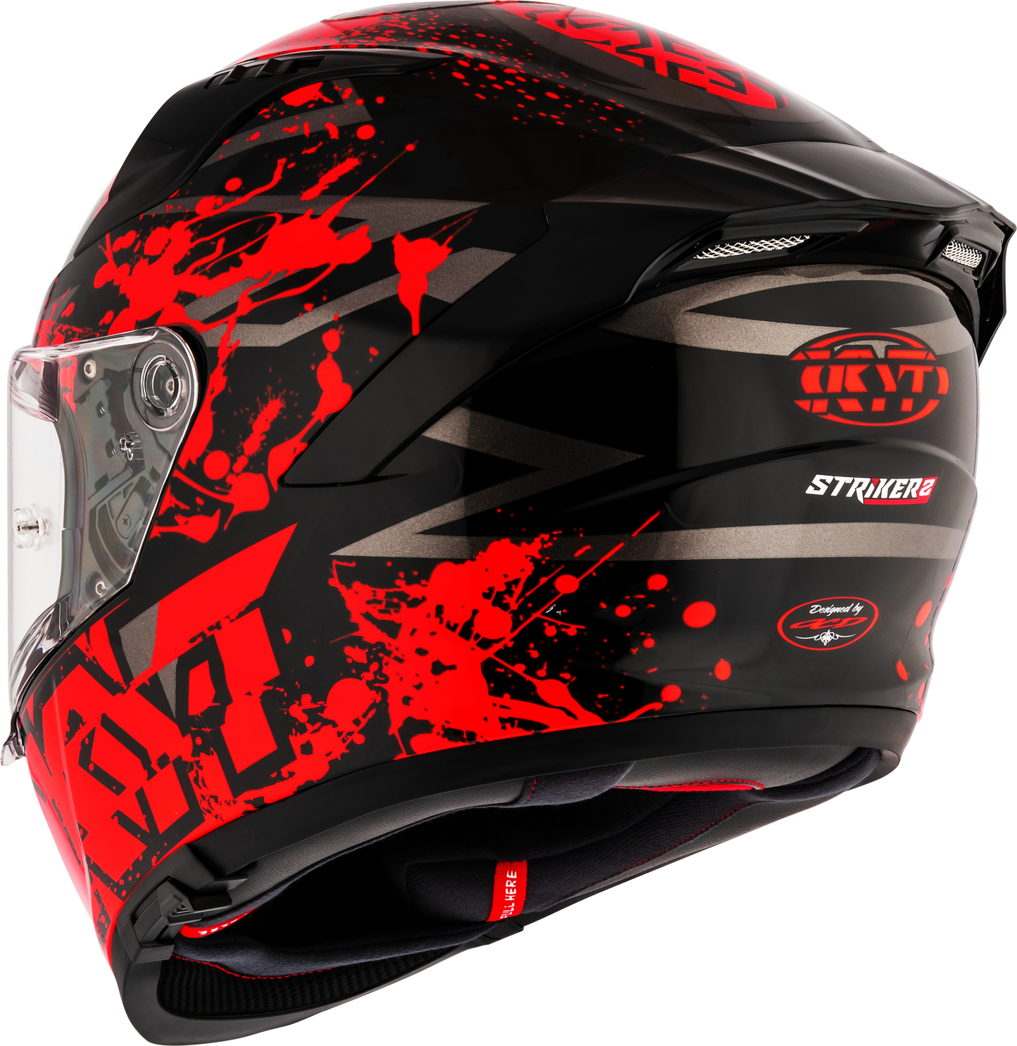 KYT STRIKER 2V NEUTRON RED