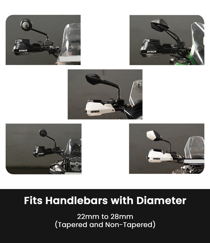 Rynox Defender Pro Hand Guard All Black