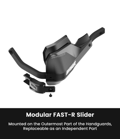 Rynox Defender Pro Hand Guard All Black