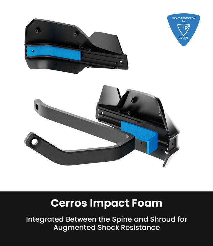 Rynox Defender Pro Hand Guard All Black