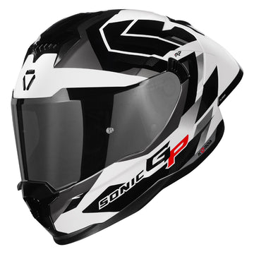 KORDA SONIC GP FLASH  GLOSS WHITE BLACK