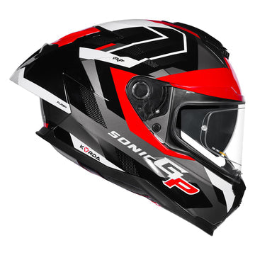 KORDA SONIC GP FLASH  GLOSS WHITE RED