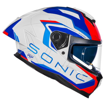KORDA SONIC GP ROADLION GLOSS WHITE BLUE  RED