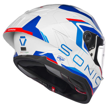 KORDA SONIC GP ROADLION GLOSS WHITE BLUE  RED