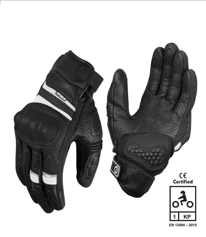 Rynox Air GT SP Motosport Gloves – Black White