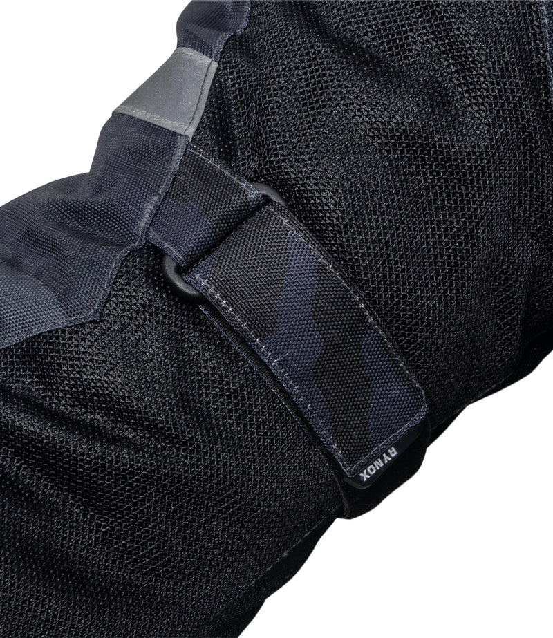 Rynox Urban X Riding Jacket – Grey Mesh Camo Blue