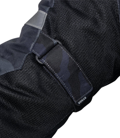Rynox Urban X Riding Jacket – Grey Mesh Camo Blue