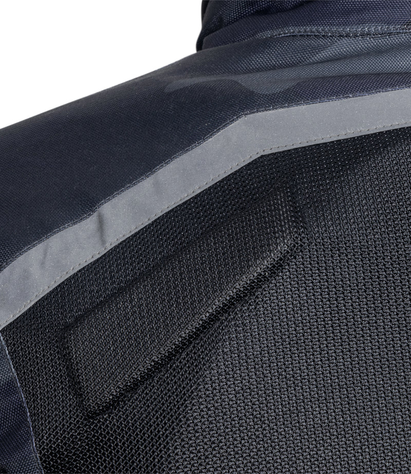 Rynox Urban X Riding Jacket – Grey Mesh Camo Blue