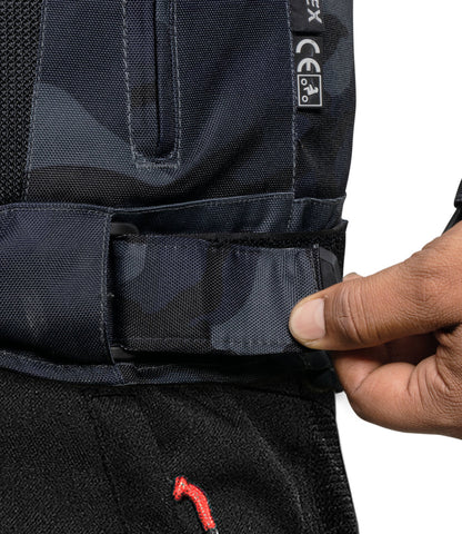 Rynox Urban X Riding Jacket – Grey Mesh Camo Blue