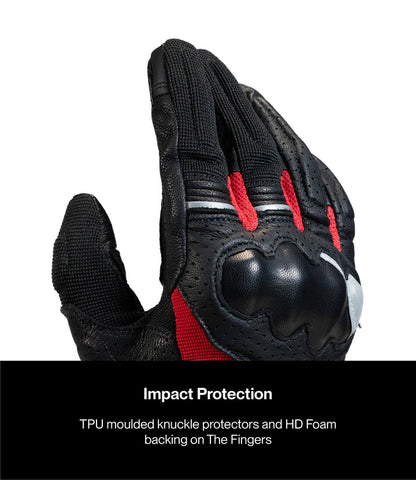 AIR GT 2 GLOVES BLACK RED
