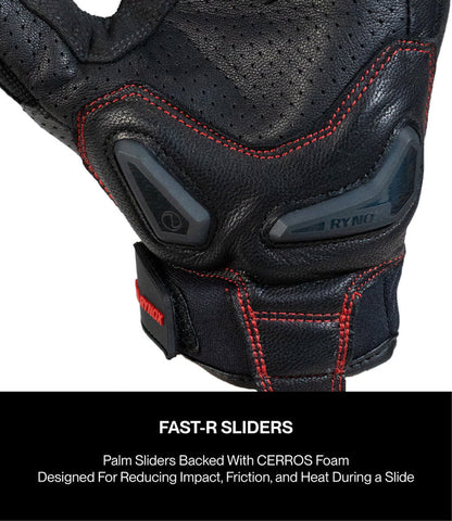 AIR GT 2 GLOVES BLACK RED