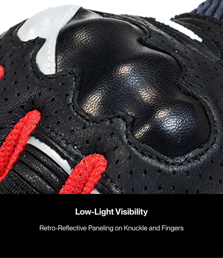 AIR GT 2 GLOVES BLACK RED