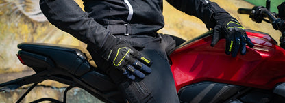 Rynox Helium GT 2 Motorcycle Gloves Black Red
