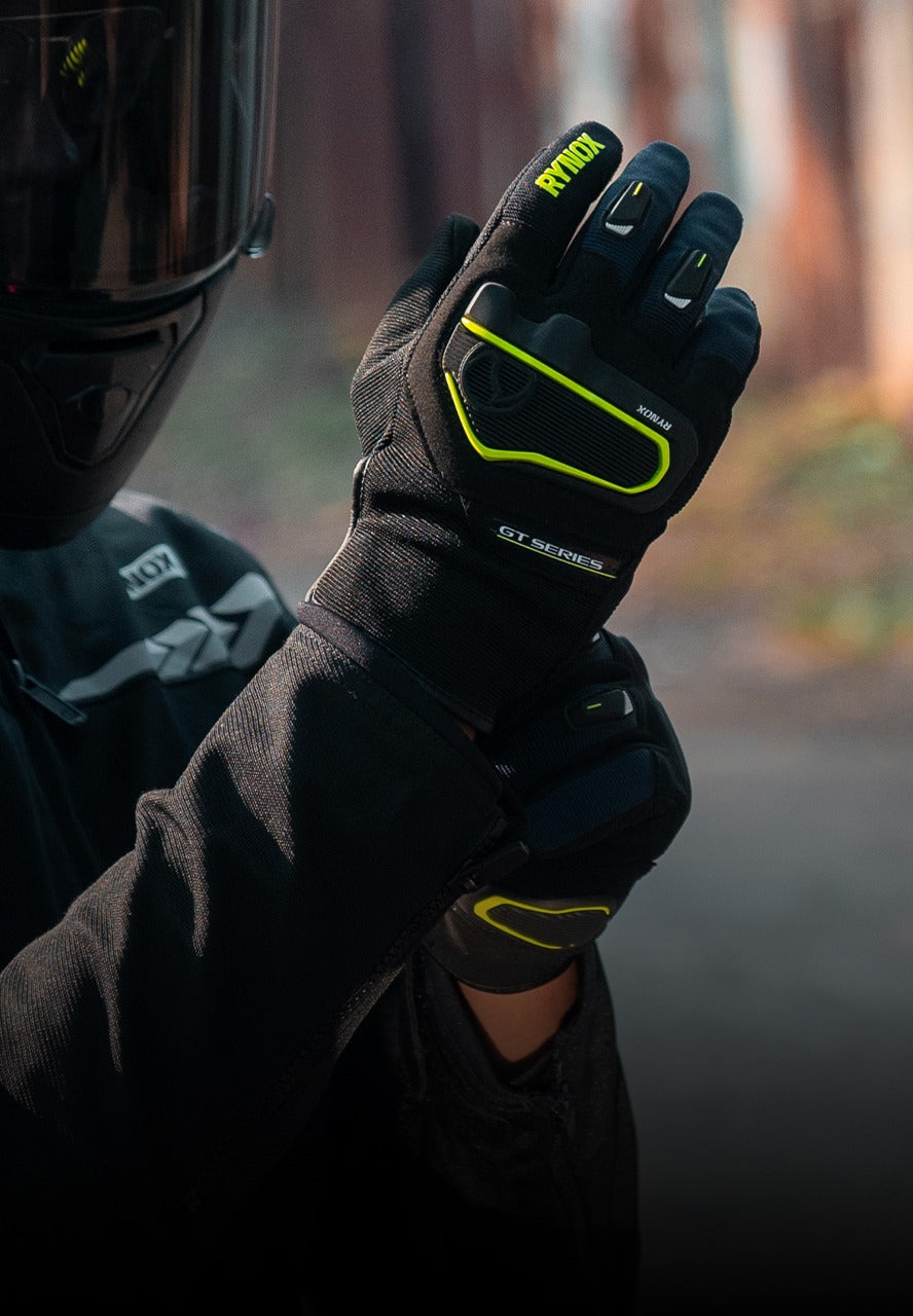 Rynox Helium GT 2 Motorcycle Gloves Black Red