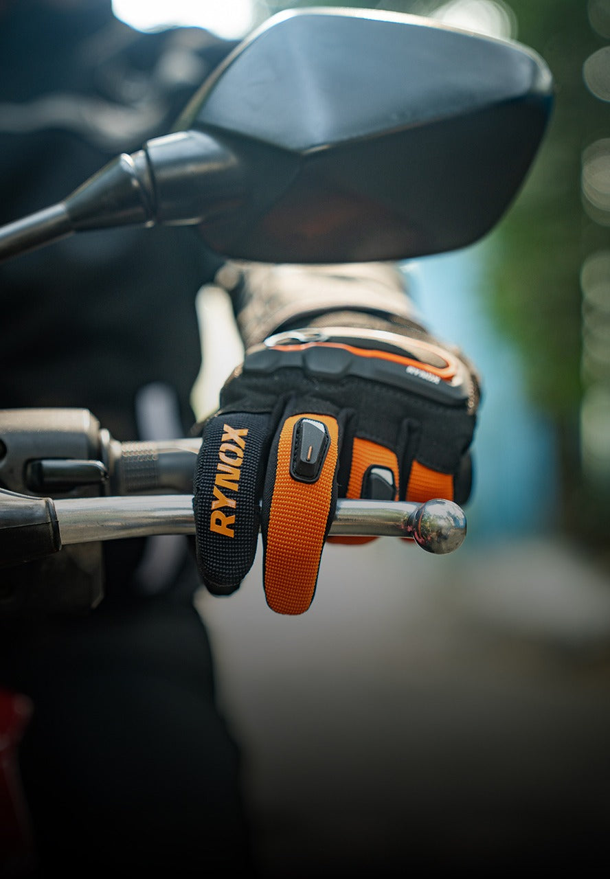 Rynox Helium GT 2 Motorcycle Gloves Black Red