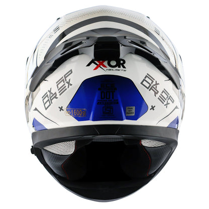 Axor Apex Hex-2 Helmet White Blue