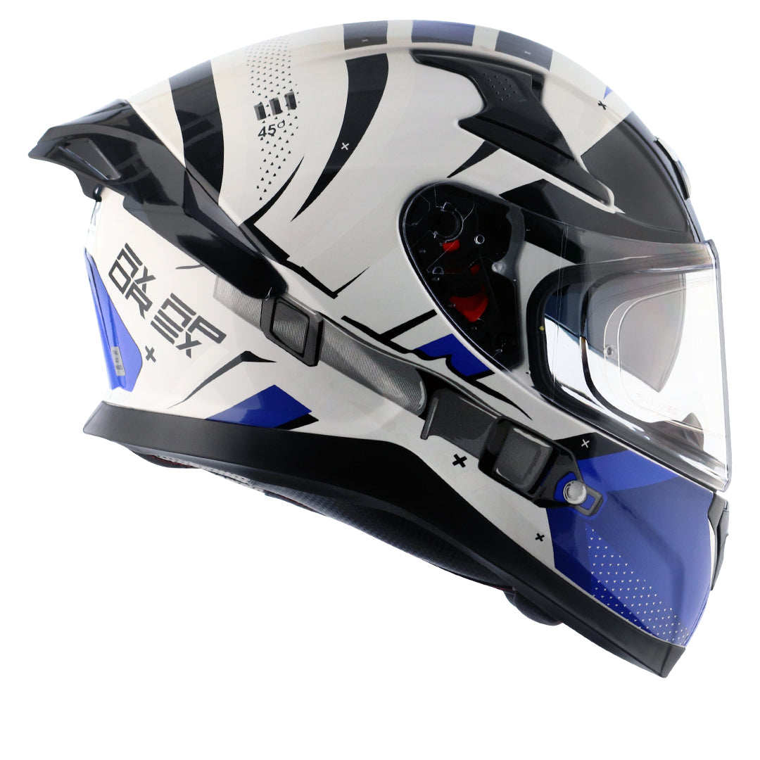 Axor Apex Hex-2 Helmet White Blue
