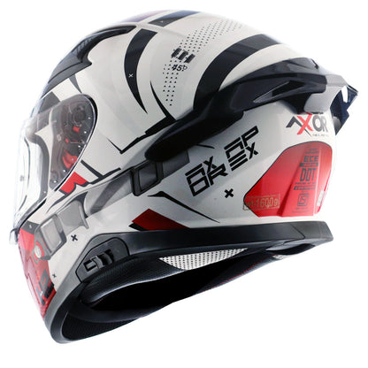 Axor Apex Hex-2 Helmet White Red
