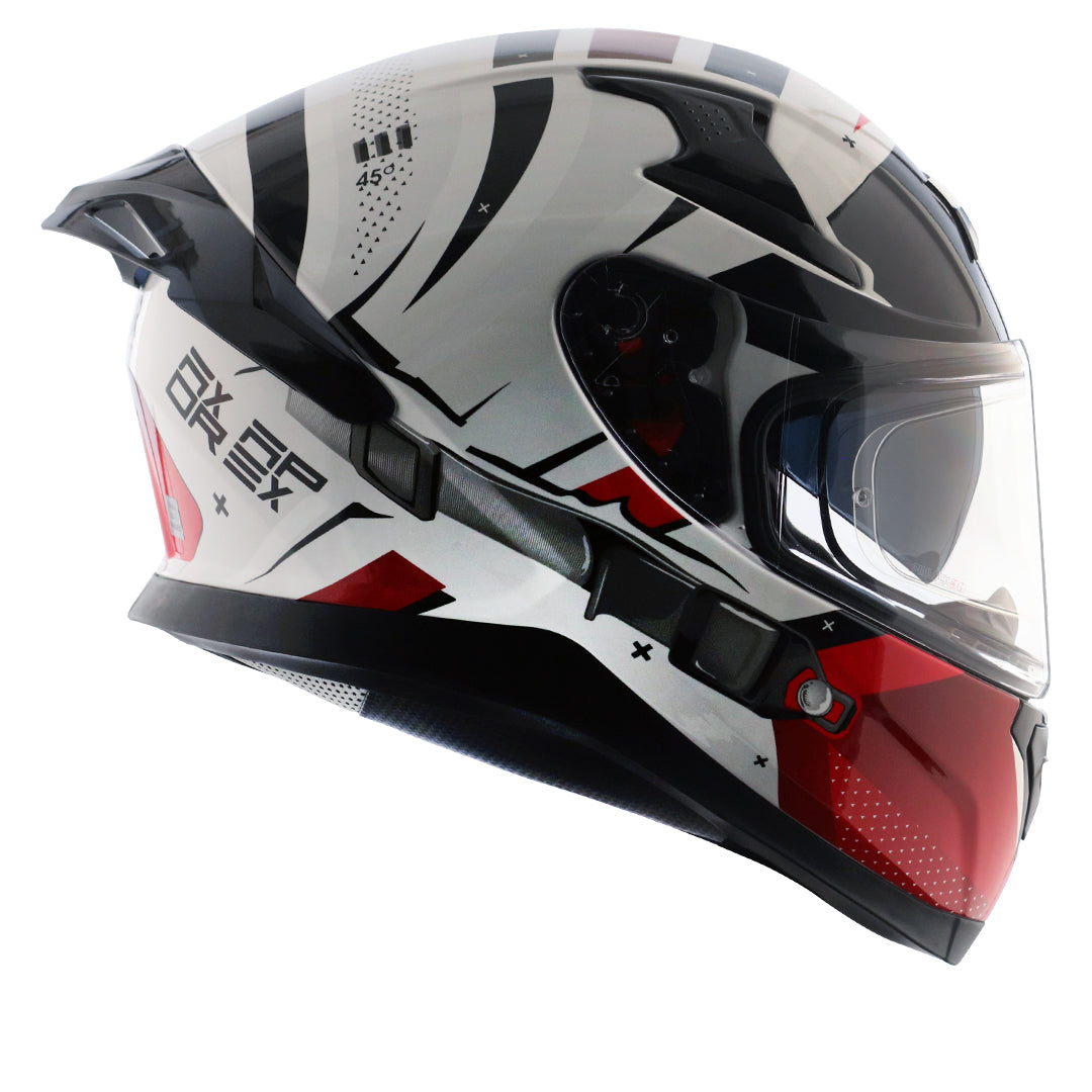 Axor Apex Hex-2 Helmet White Red
