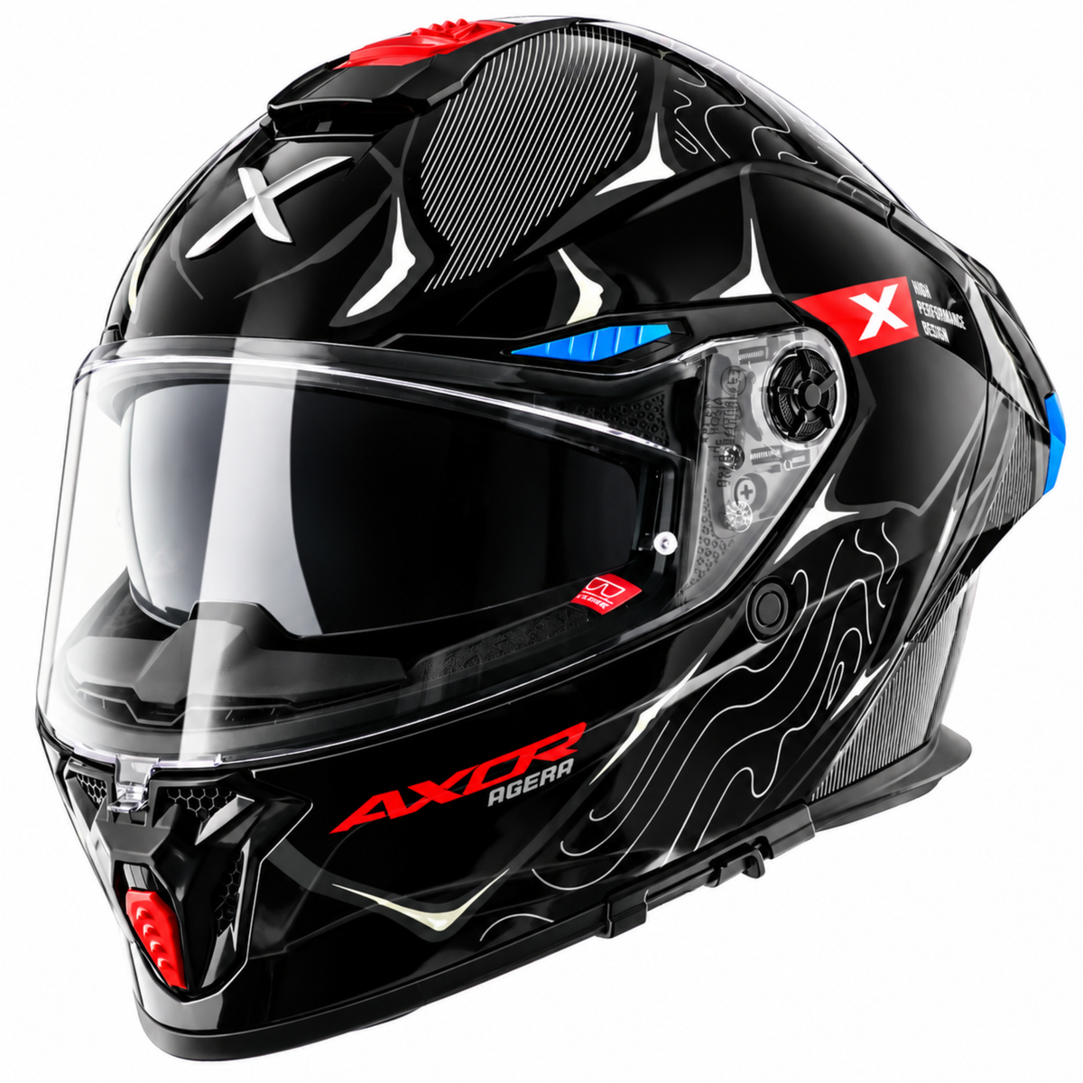 Axor Agera Raiz Full Face Helmet With Spoiler