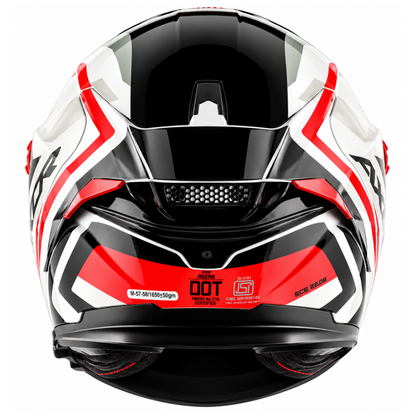 Axor Agera Starry Full Face Helmet With Spoiler