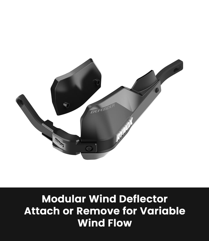 Rynox Defender Pro Hand Guard All Black