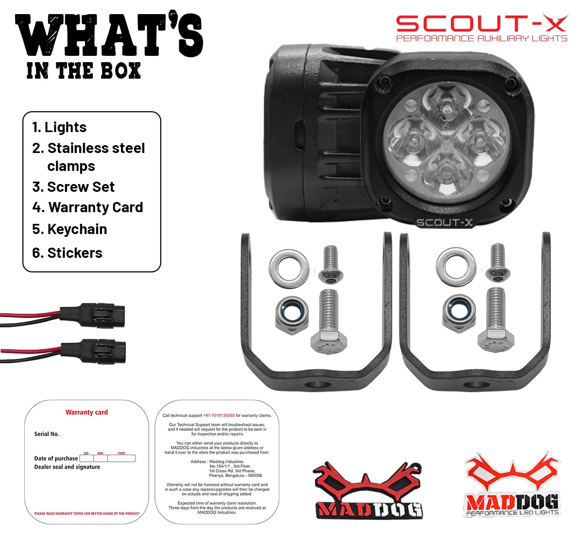 Maddog Scout X Lights