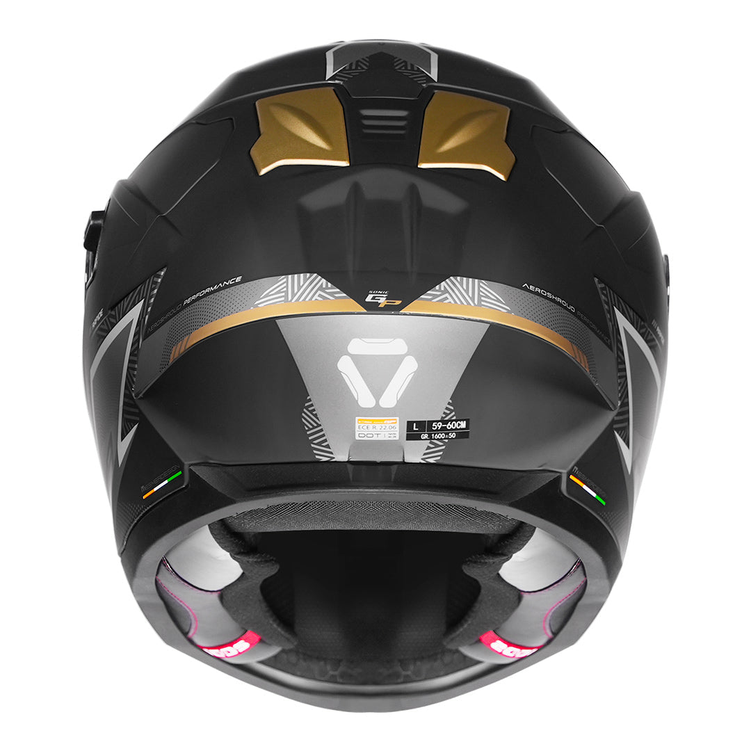 Korda Sonic GP Rapide Helmet (Gold)