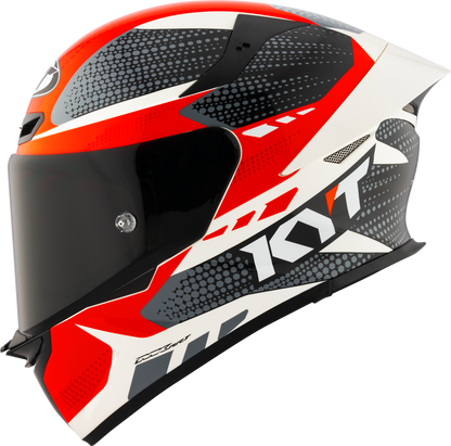 KYT TT-REVO - GEAR BLACK RED