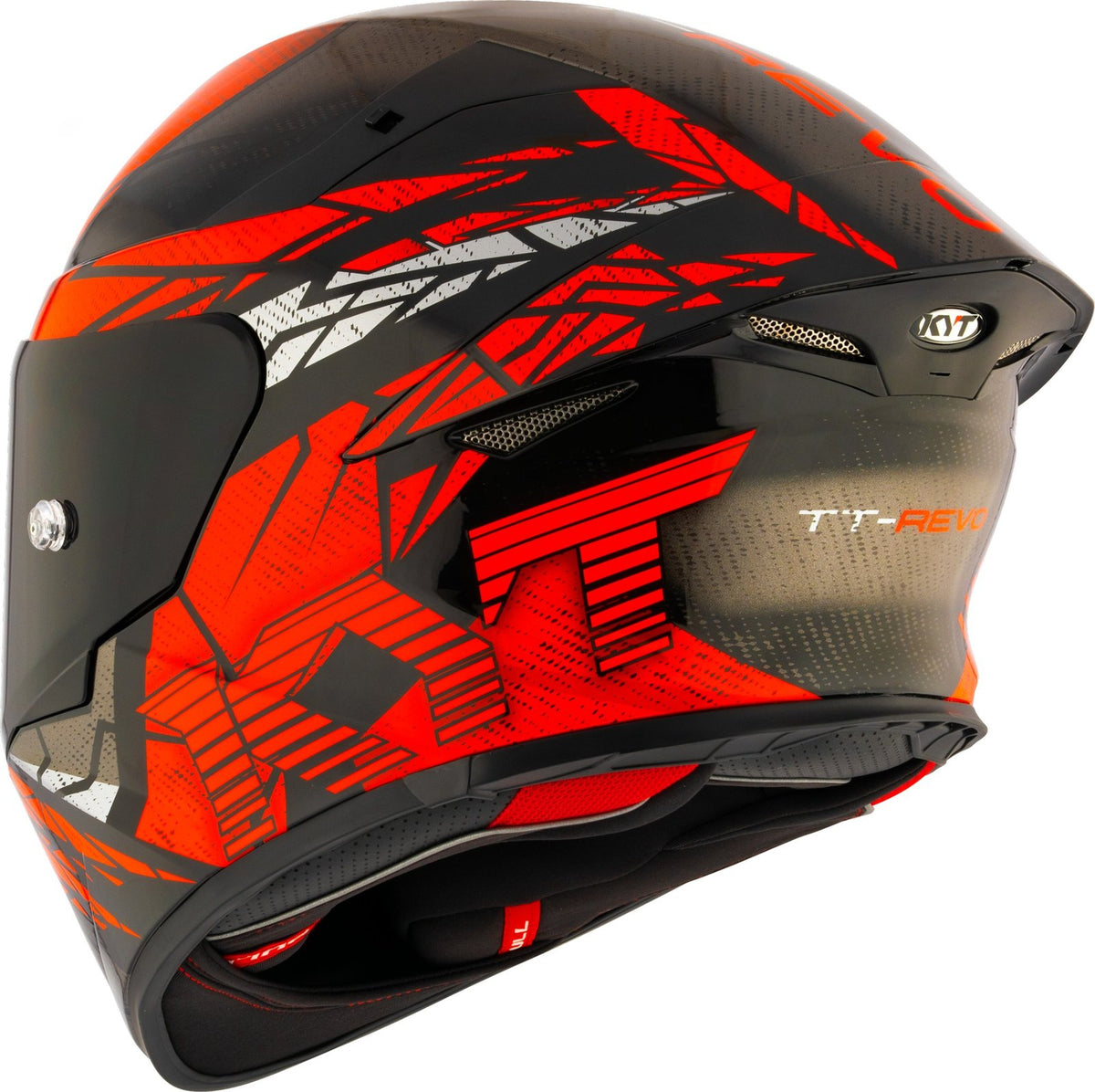 KYT  TT REVO COMBUSTION RED